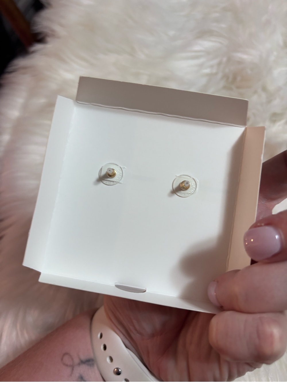 BaubleBar Ivory Pearl Ghost Drop Earrings - Picture 3 of 3